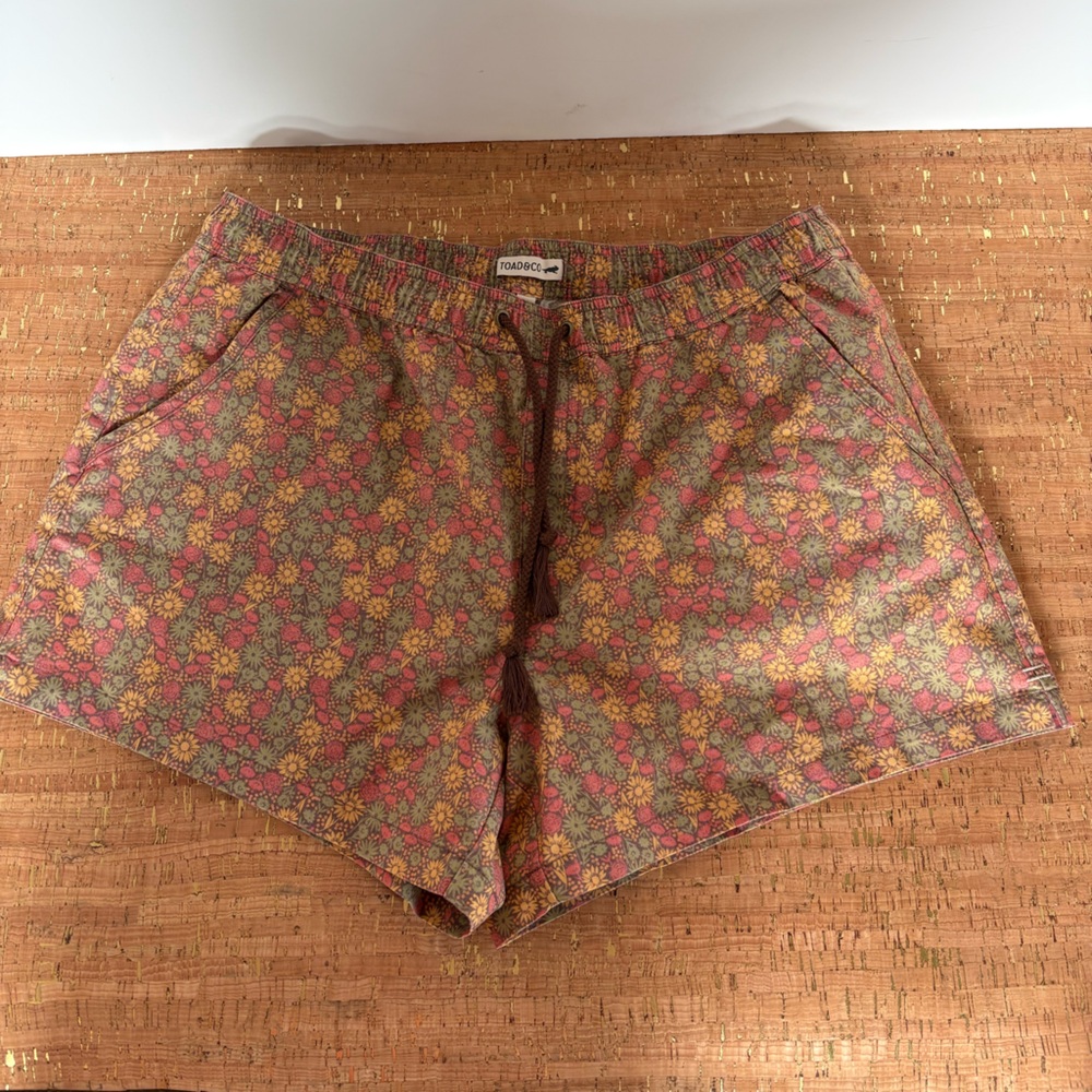 Toad&Co Floral Cotton Shorts